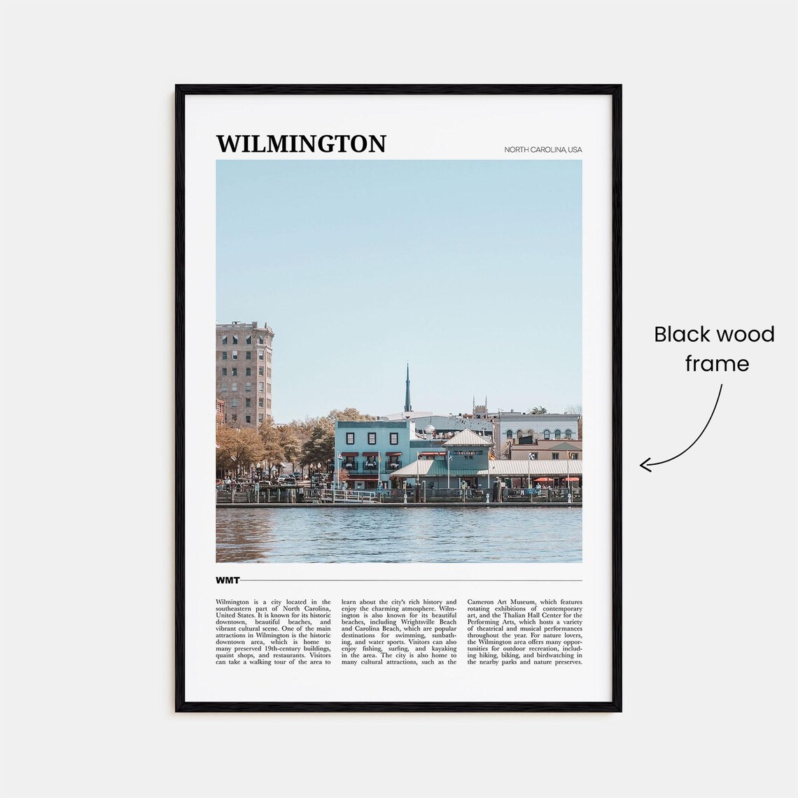 Wilmington Travel Poster, North Carolina Art Print - Image 2