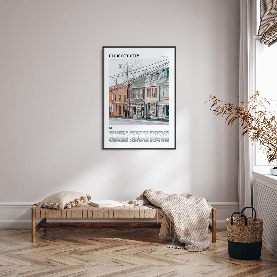 Ellicott City Travel Poster, Maryland City View - Image 4