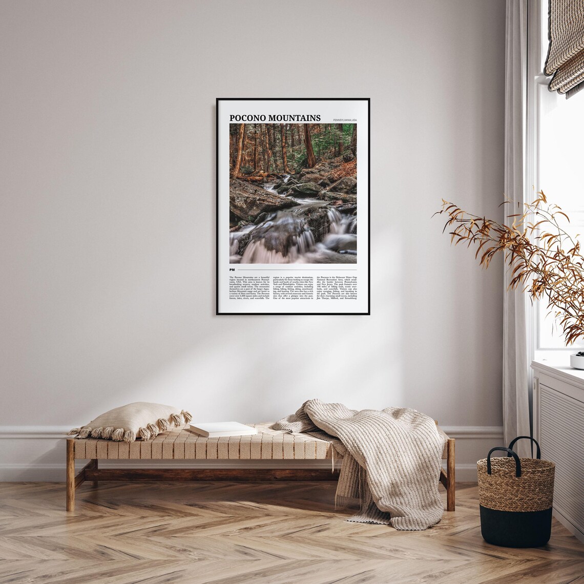Pocono Mountains Travel Poster, Pennsylvania Wall Art - Image 4