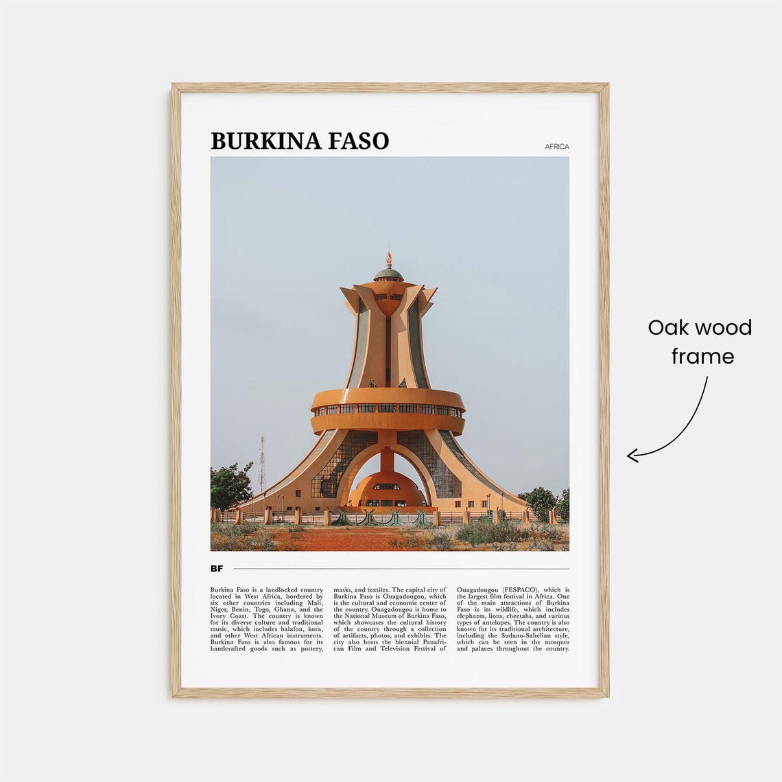 Burkina Faso Travel Poster Burkina Faso Wall Art Burkina Faso Poster Print Burkina Faso Photo Burkina Faso Decor Africa - Image 3