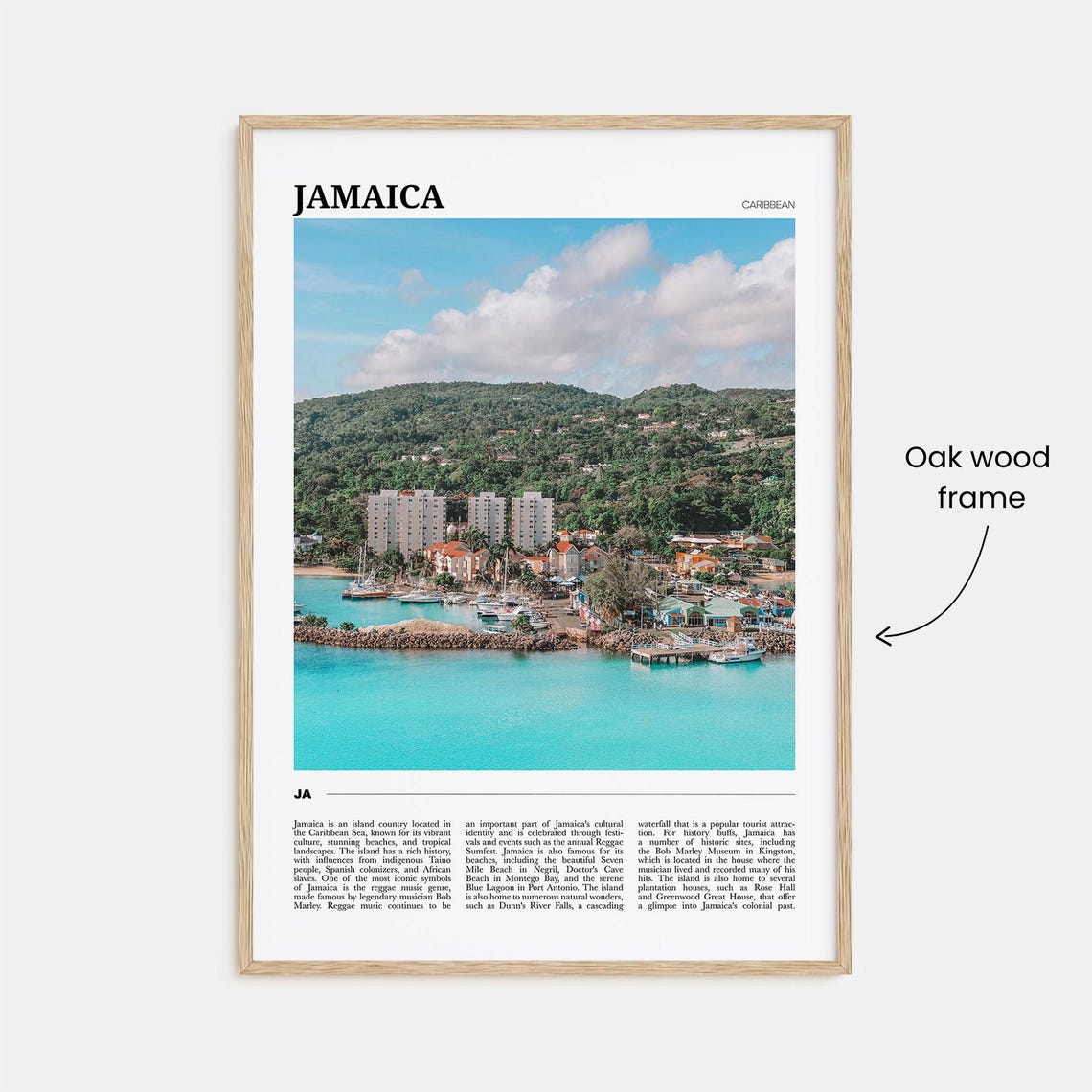Jamaica Caribbean Tropical Bay Reggae Island Photography Poster - Image 3