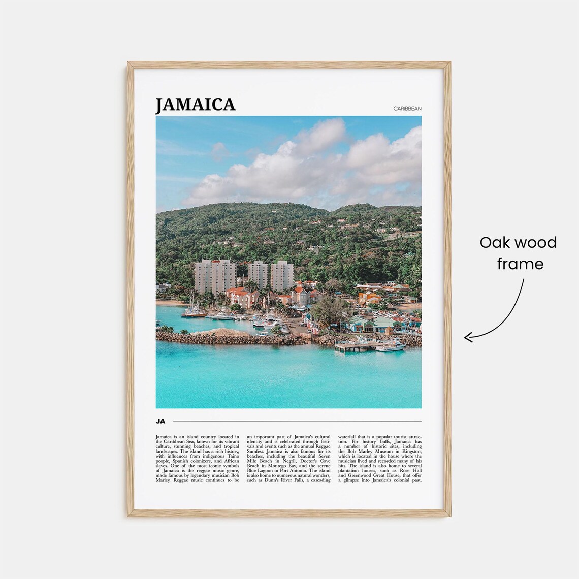 Jamaica Travel Poster No 2 Jamaica Wall Art Jamaica Poster Print Jamaica Photo Jamaica Decor Caribbean - Image 3