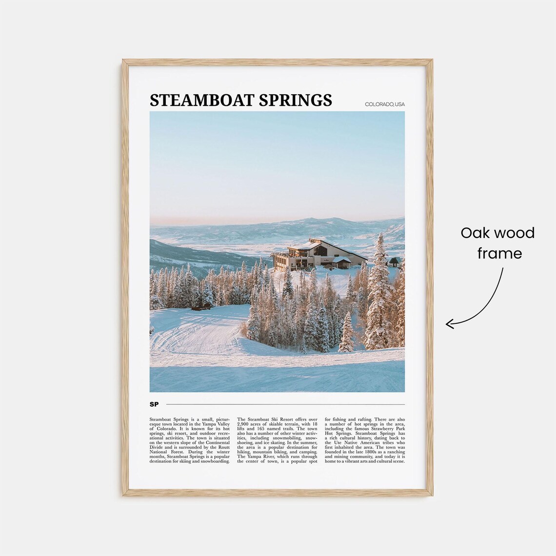 Steamboat Springs Travel Poster, Colorado Wall Art - Image 3