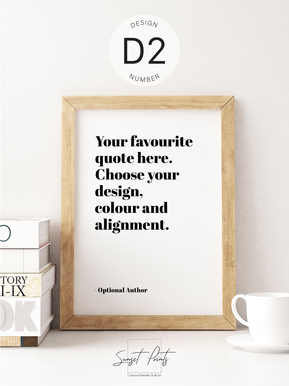 Personalized Custom Quote Typography Art Print - Image 4
