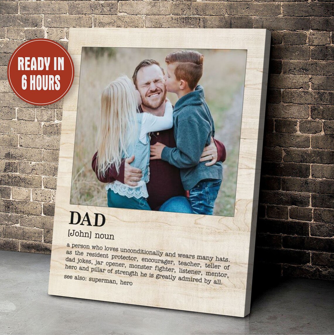 Personalized Dad Definition, Father's Day Gift - Image 3