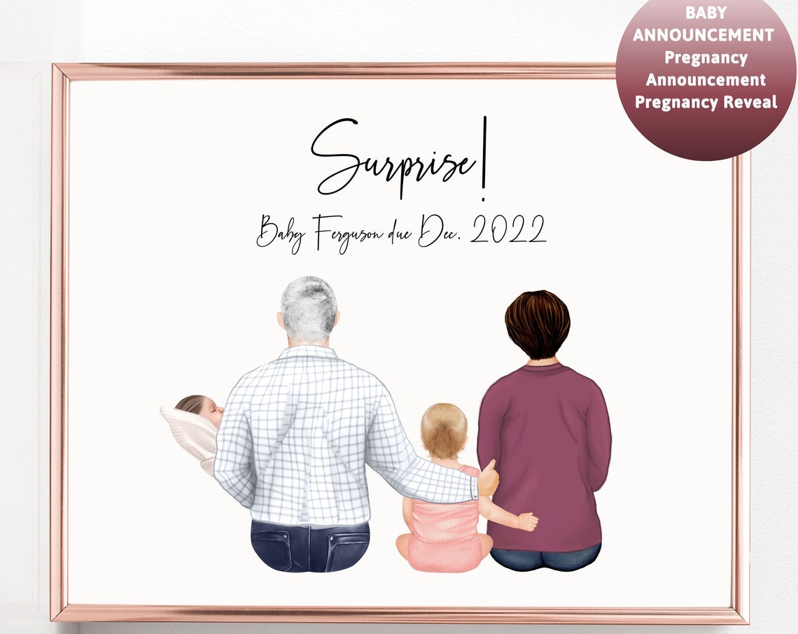 Surprise Baby Ferguson Due December 2022 Pregnancy Reveal Poster
