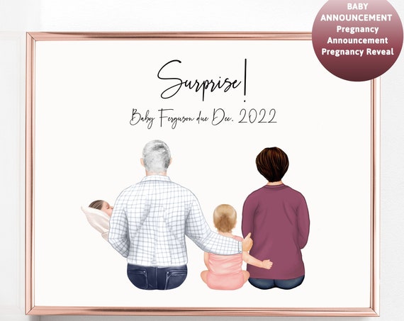Surprise Baby Ferguson Due December 2022 Pregnancy Reveal Poster