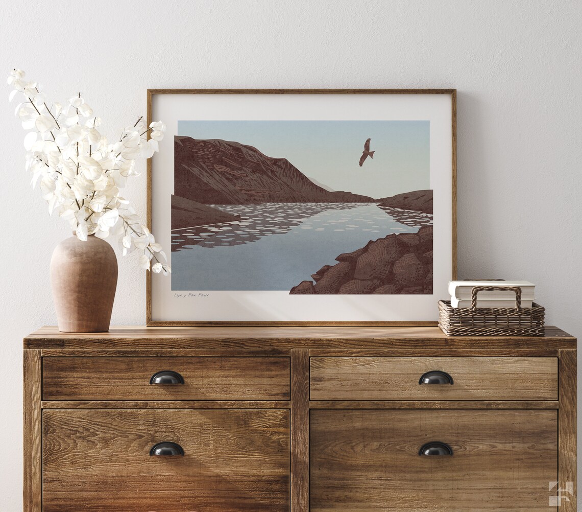 Llyn Y Fan Fawr, Brecon Beacons Travel Poster - Image 2