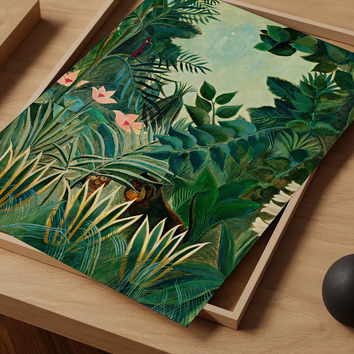 Henri Rousseau Botanical Print, Equatorial Jungle Poster - Image 4