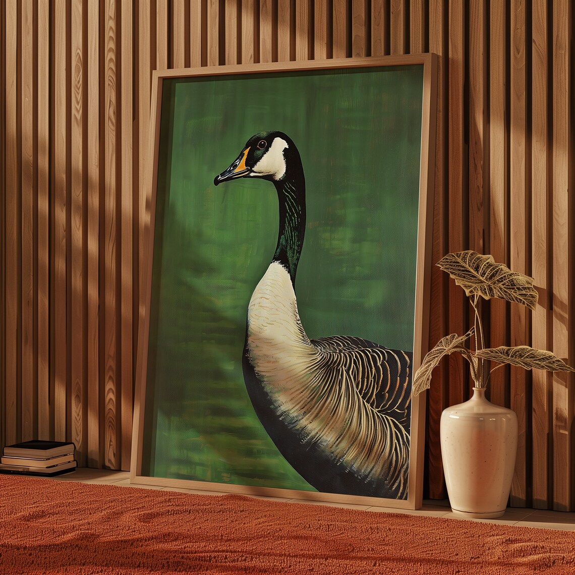 Vintage Goose Print, Retro Outdoors Travel Poster - Image 5
