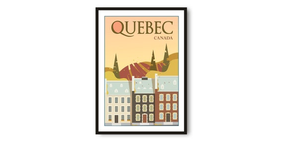 Travel Poster Colorful Minimalist City Print