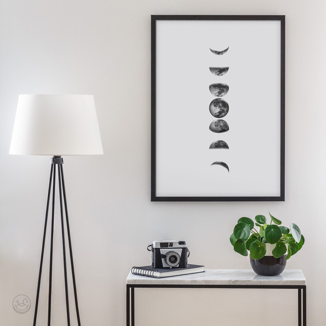 Phases Of The Moon Art Print, Lunar Phases - Image 3