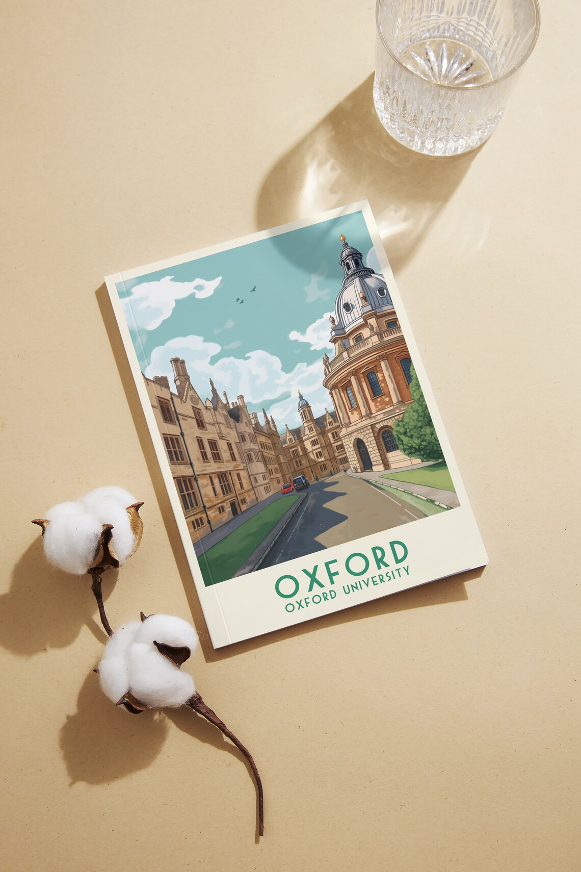 Oxford England Oxford University Dome Street Retro Travel Poster Art - Image 2