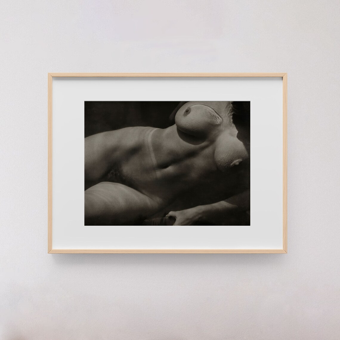 Underwater Black And White Artistic Nude Figure Fine Art Poster - Image 4