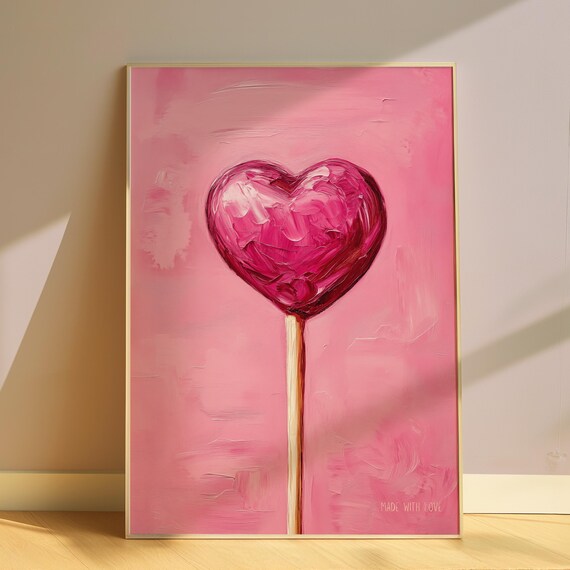 Lollipop Girly Modern Travel Poster