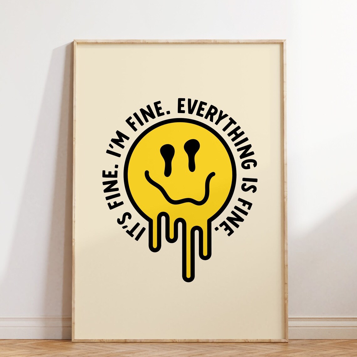 Retro Quote Wall Art Print for Housewarming