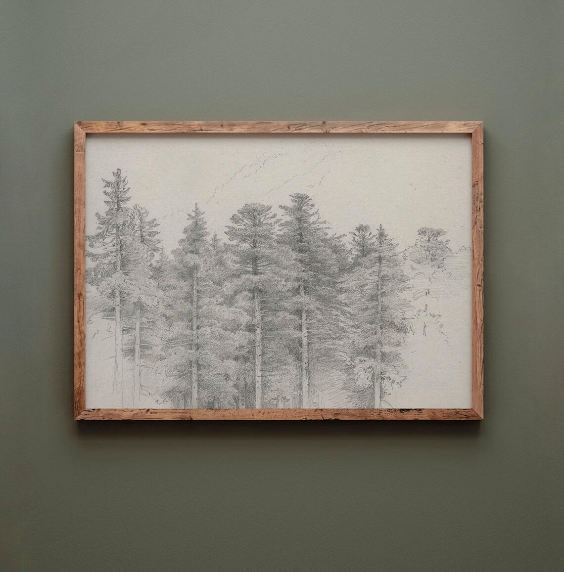 Neutral Botanical Vintage Sketch, Rustic Art Print - Image 3