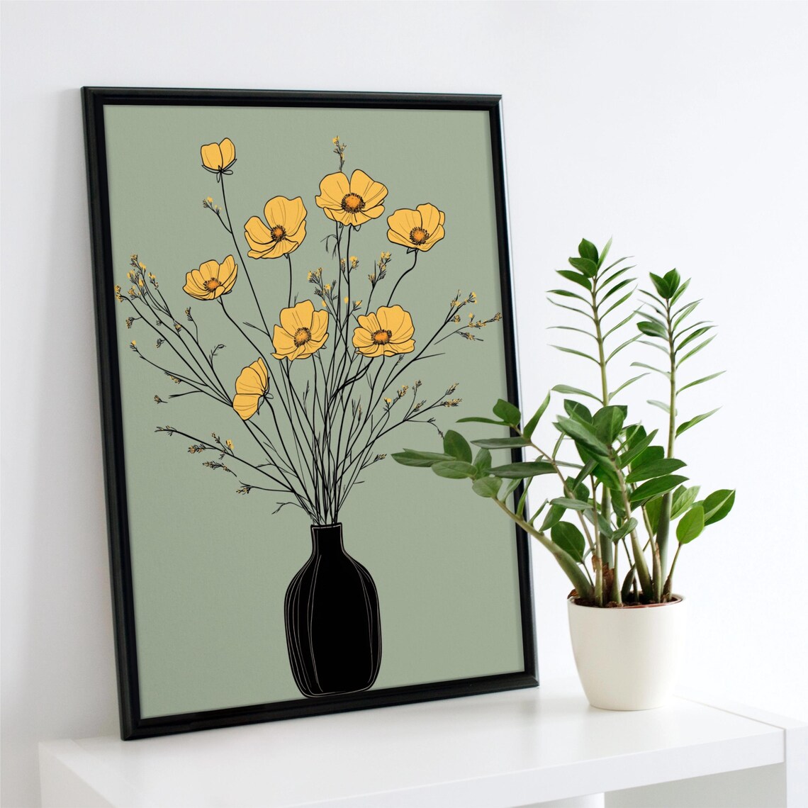 Minimalist Floral Boho, Botanical Line Art - Image 4
