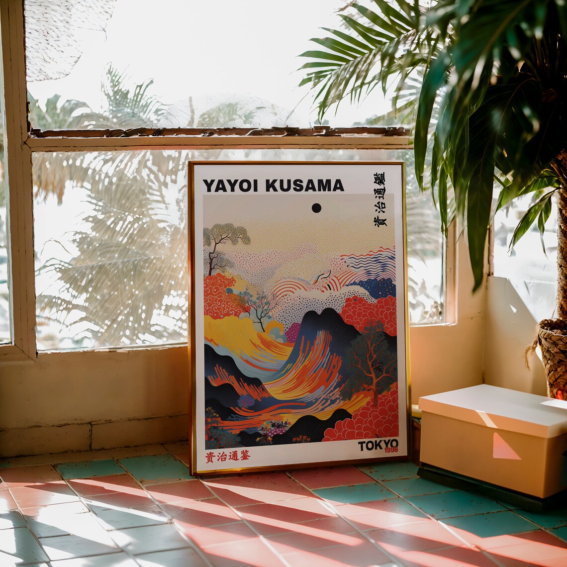 Yayoi Kusama Wave Poster, Japandi Wall Art - Image 5