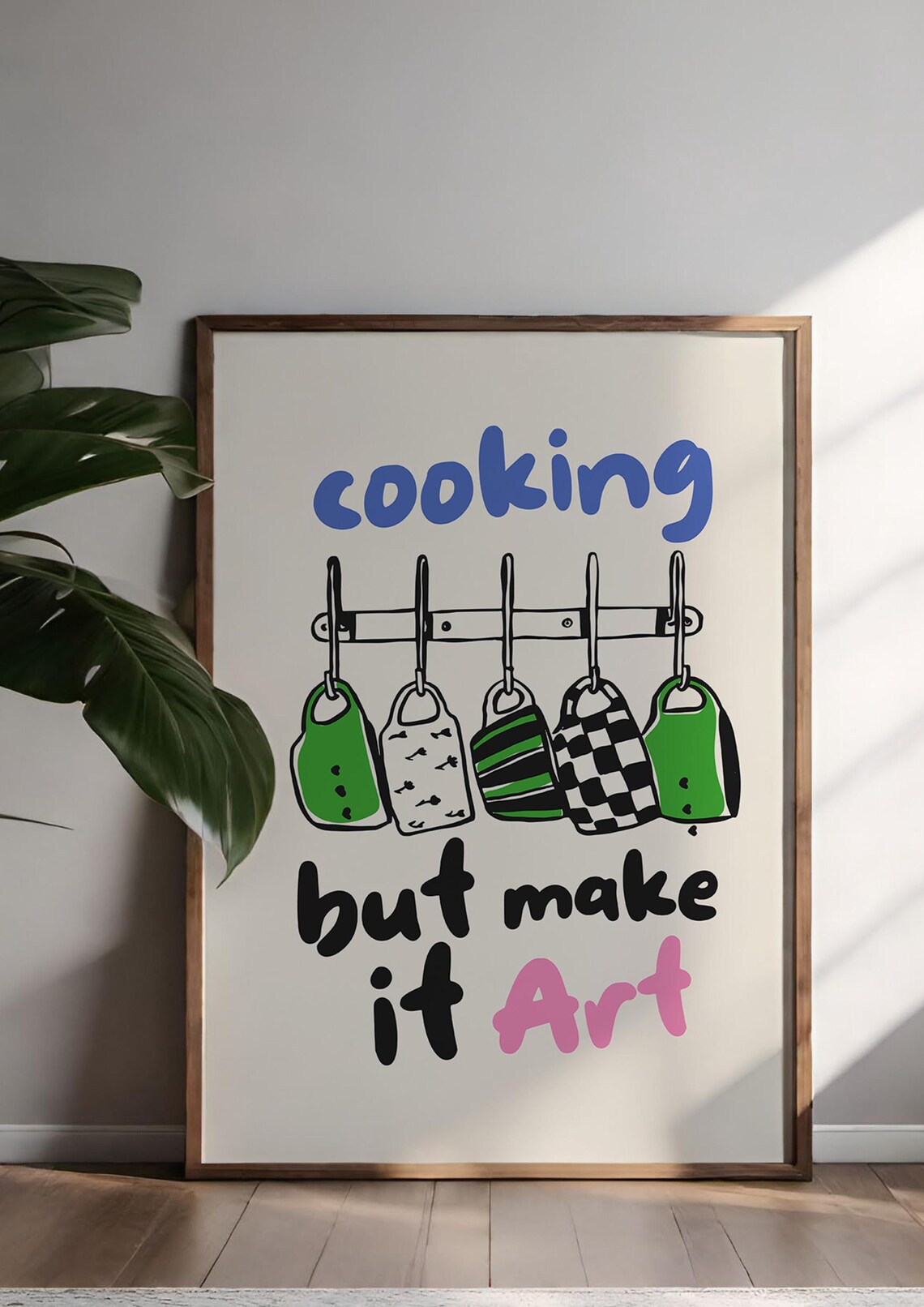 Cooking But Make It Art, Minimalist Typography - Image 3