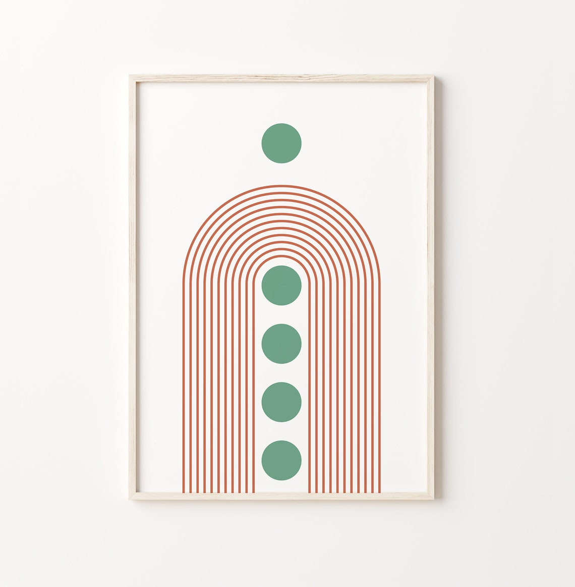 Geometric Abstract Art Scandinavian Room Decor Abstract Shapes Scandi Poster Modern Abstract Wall Art Instant
