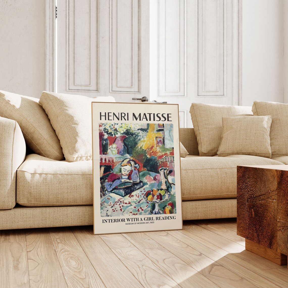 Henry Matisse Exhibition Poster, Floral Garden Scenery - Image 4