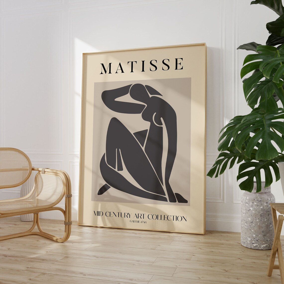 Henri Matisse Exhibition Poster, Boho Garden Scenery - Image 3
