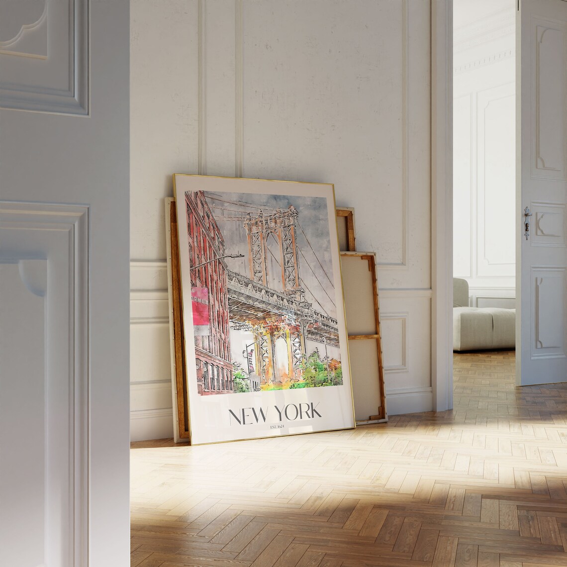 New York Travel Poster, Gift For Traveler Friend - Image 3