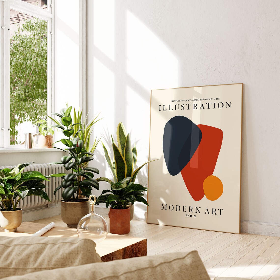 Mid Century Modern Exhibition, Minimalist Vintage Poster - Image 3