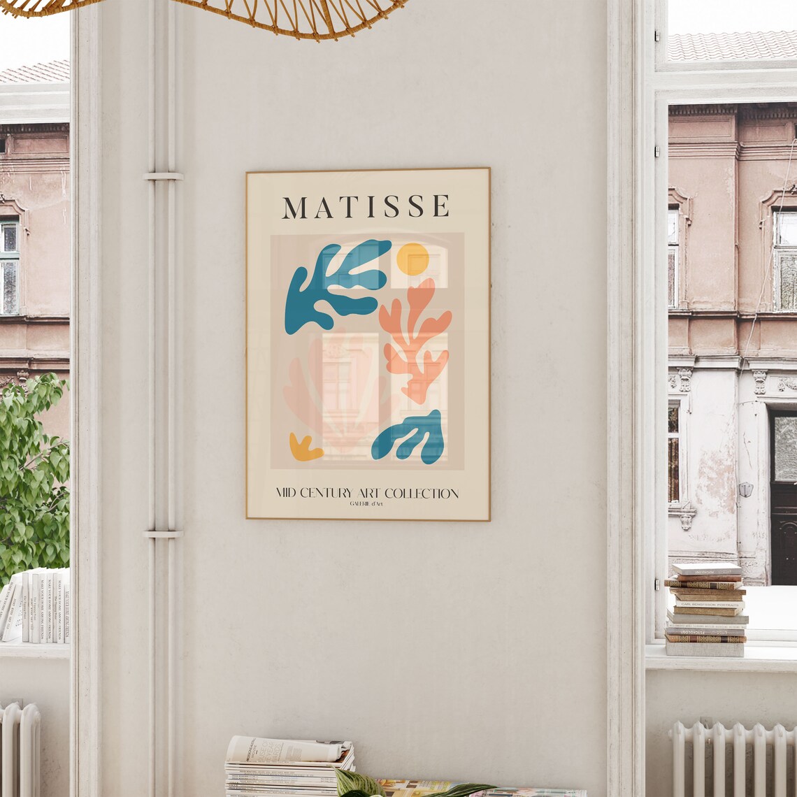 Henri Matisse Exhibition Poster, Vintage Boho Abstract - Image 4
