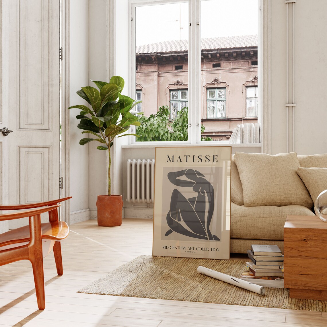 Henri Matisse Exhibition Poster, Boho Garden Scenery - Image 2