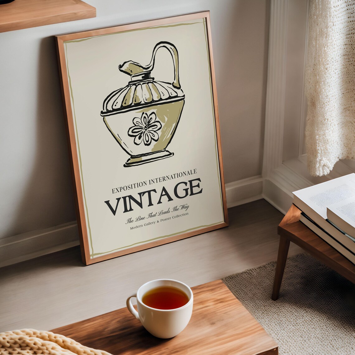 Vintage Boho Gallery Poster, Retro Kitchen Decor - Image 4