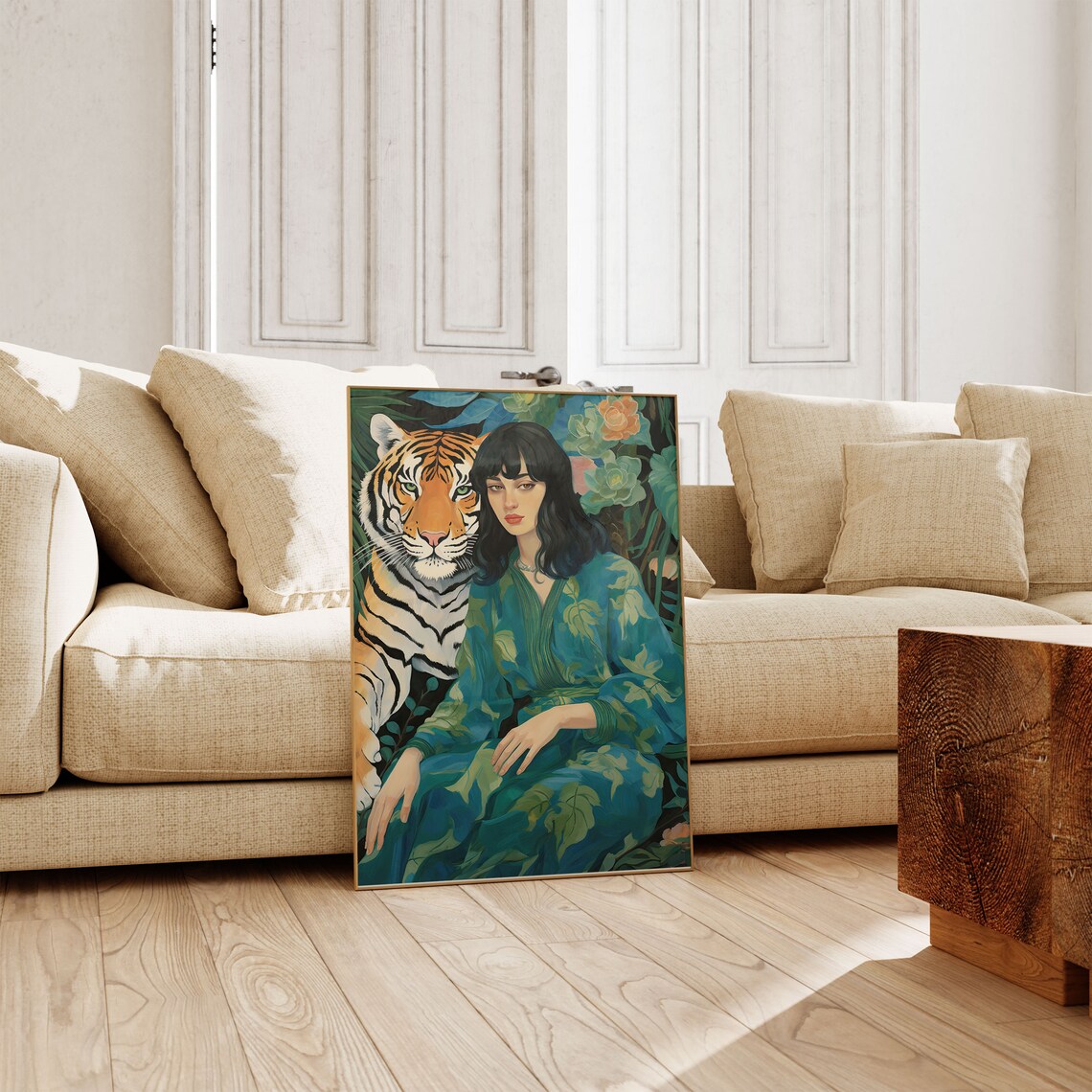 Colorful Eclectic Boho Wall Art, Gift For Friend - Image 2