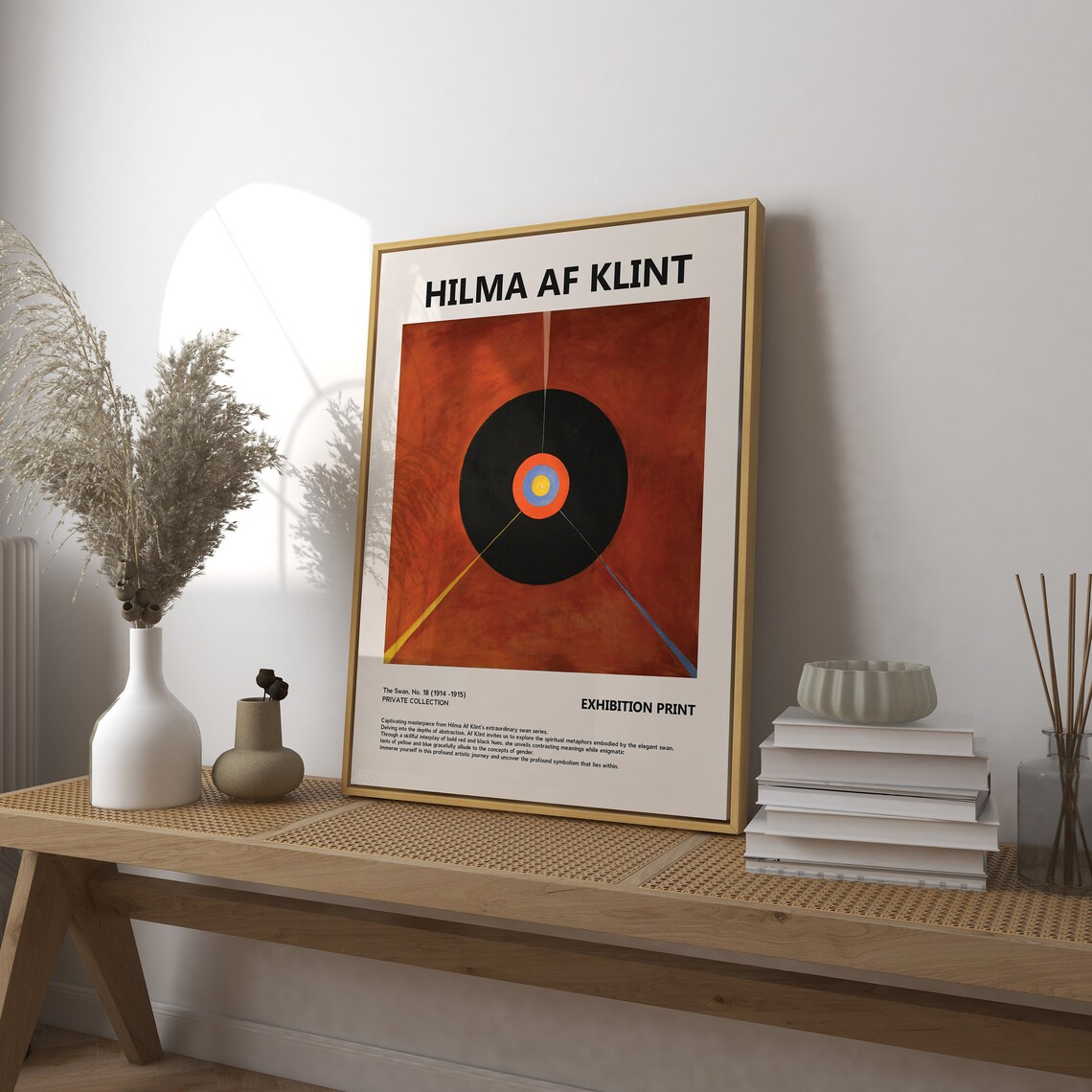 Hilma Af Klint Exhibition, Vintage Minimalist Art Print - Image 2
