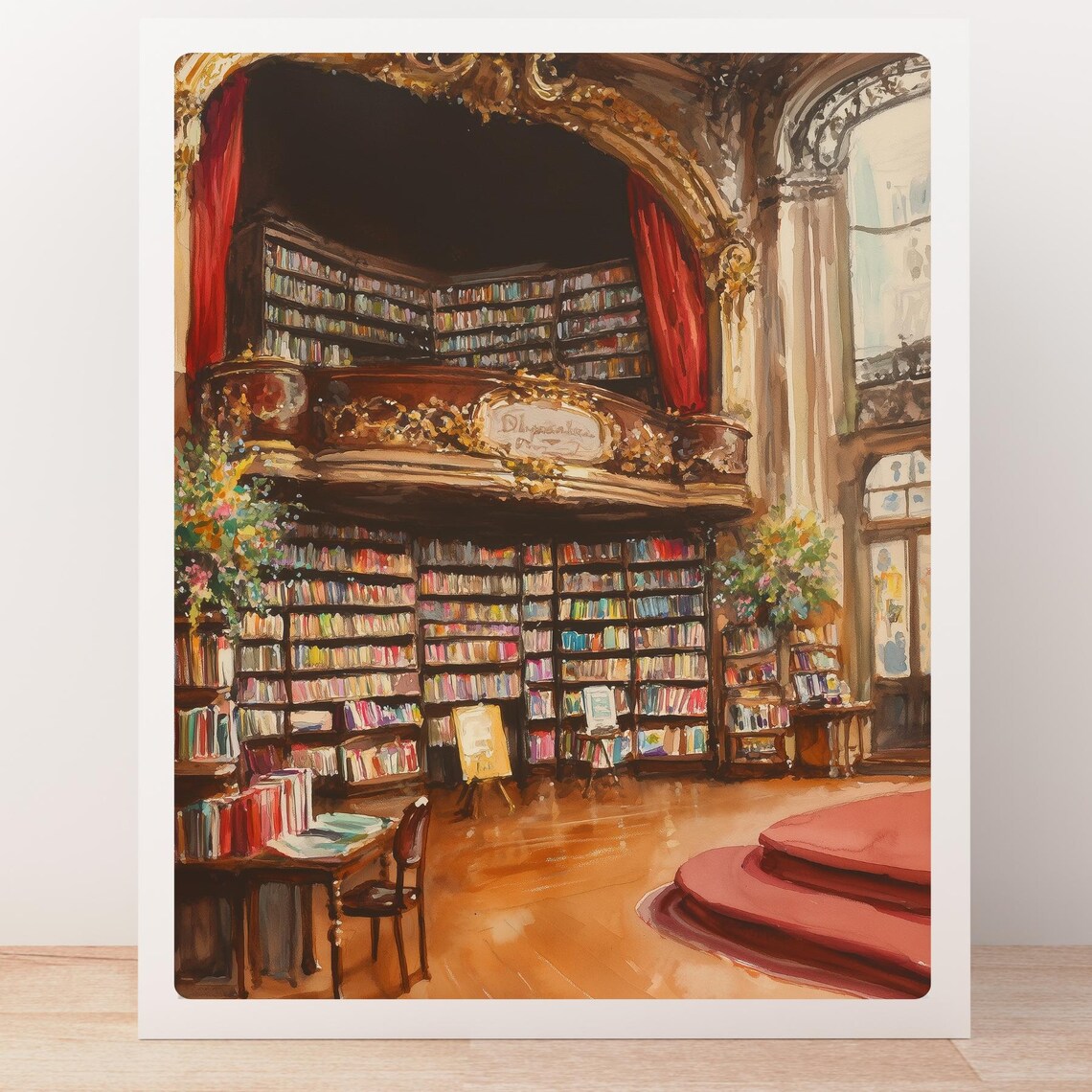 El Ateneo Grand Splendid Historic Bookstore Interior Art Poster - Image 5