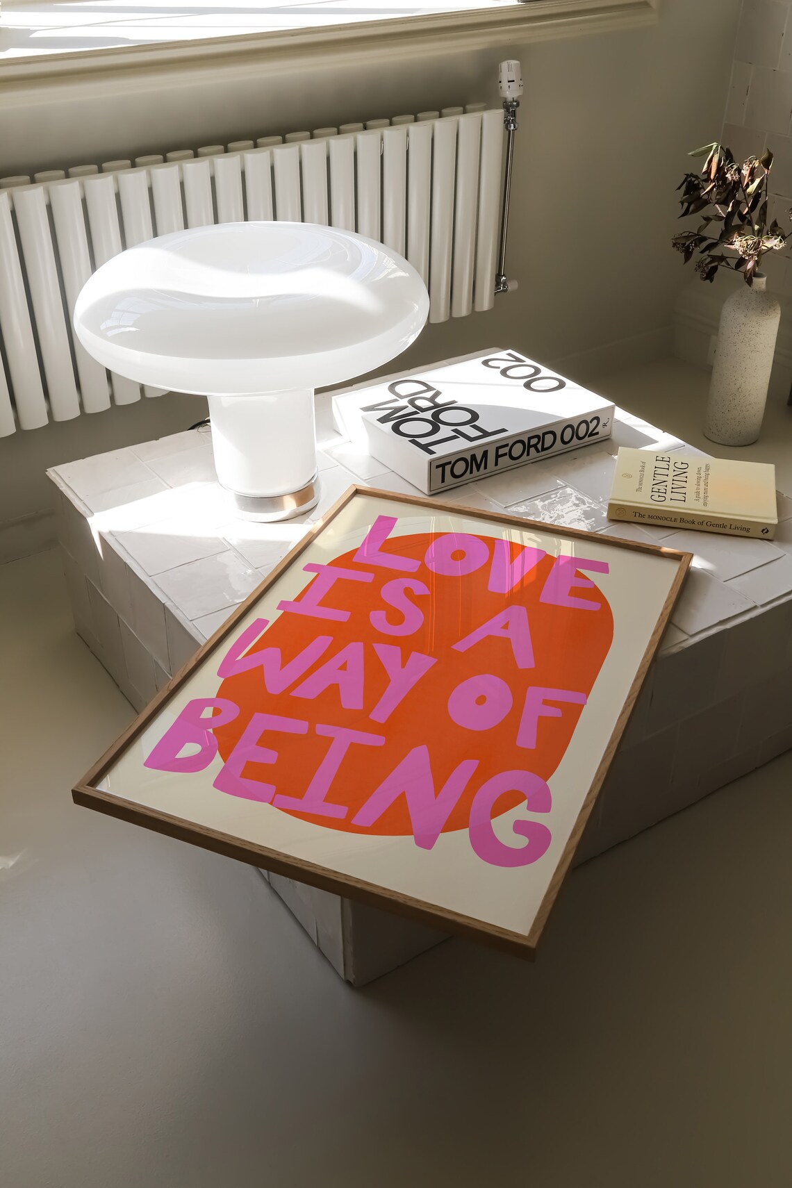 Scandi Colorful Love Is A Way Of Being Poster - Image 2