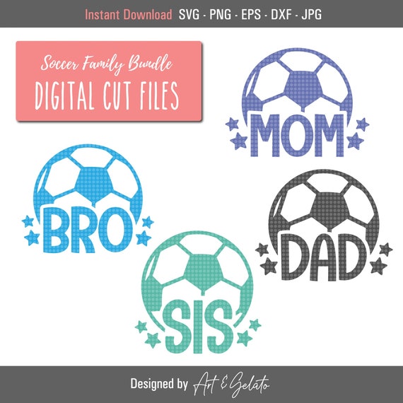Soccer Family Bundle Svg Soccer Family Svg Soccer Family Shirts Svg Bundle Soccer Fan Family Svg Football Soccer Cut Files