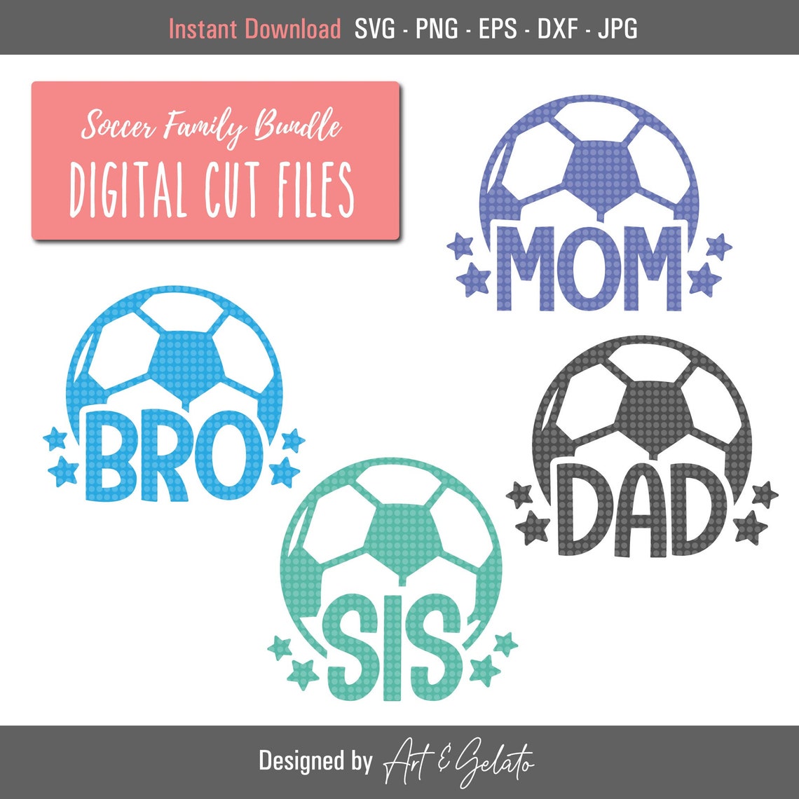 Soccer Family Bundle Svg Soccer Family Svg Soccer Family Shirts Svg Bundle Soccer Fan Family Svg Football Soccer Cut Files