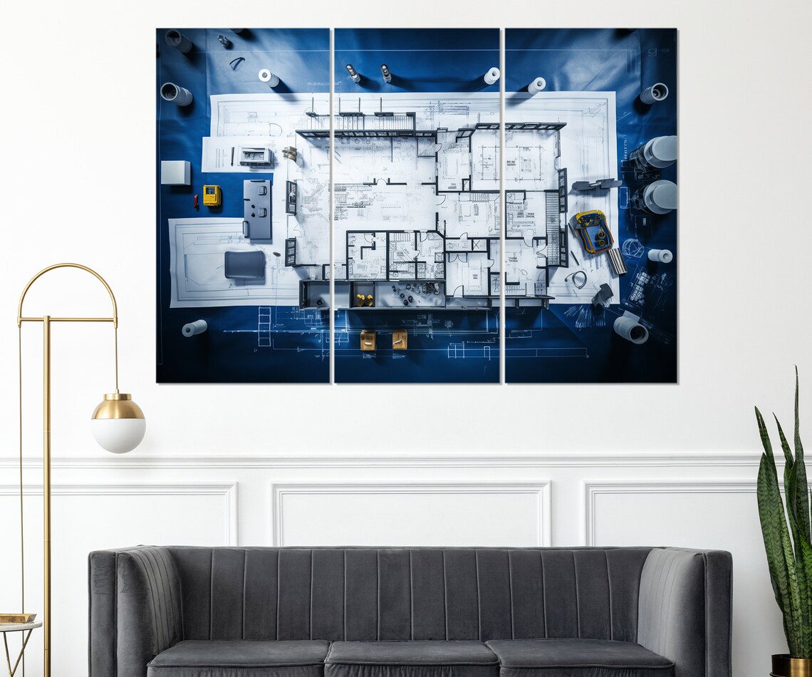 Architect Print, Abstract Architect Gift - Image 2