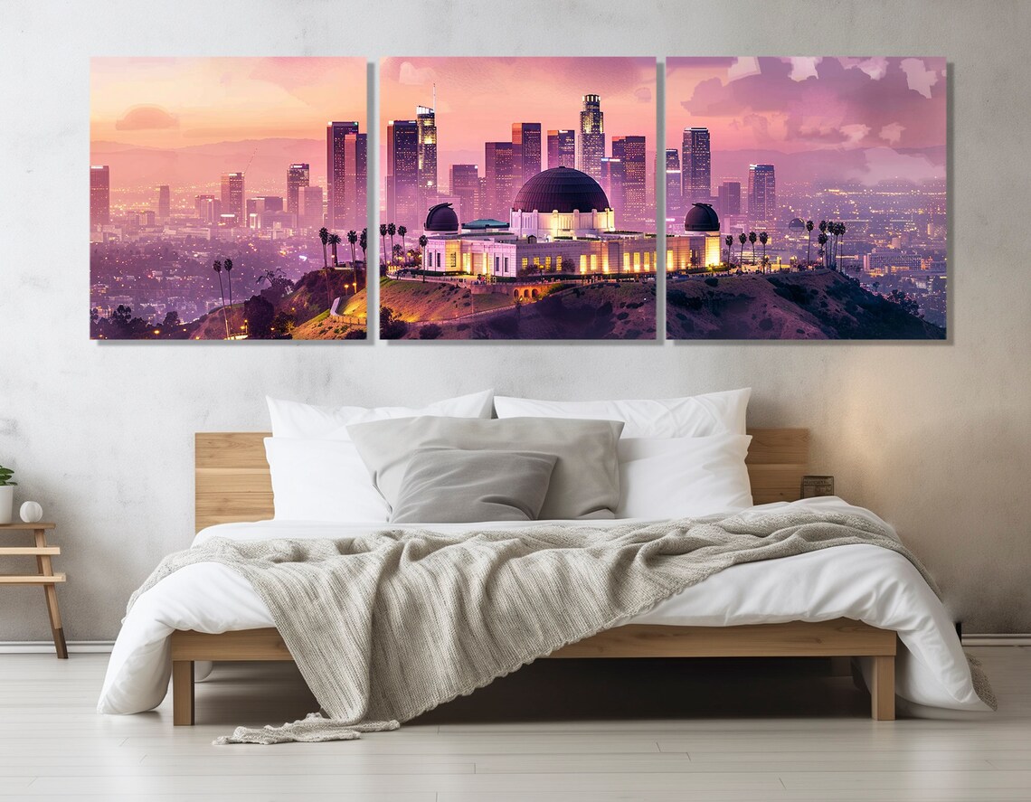 Griffith Observatory Los Angeles Travel Poster - Image 4