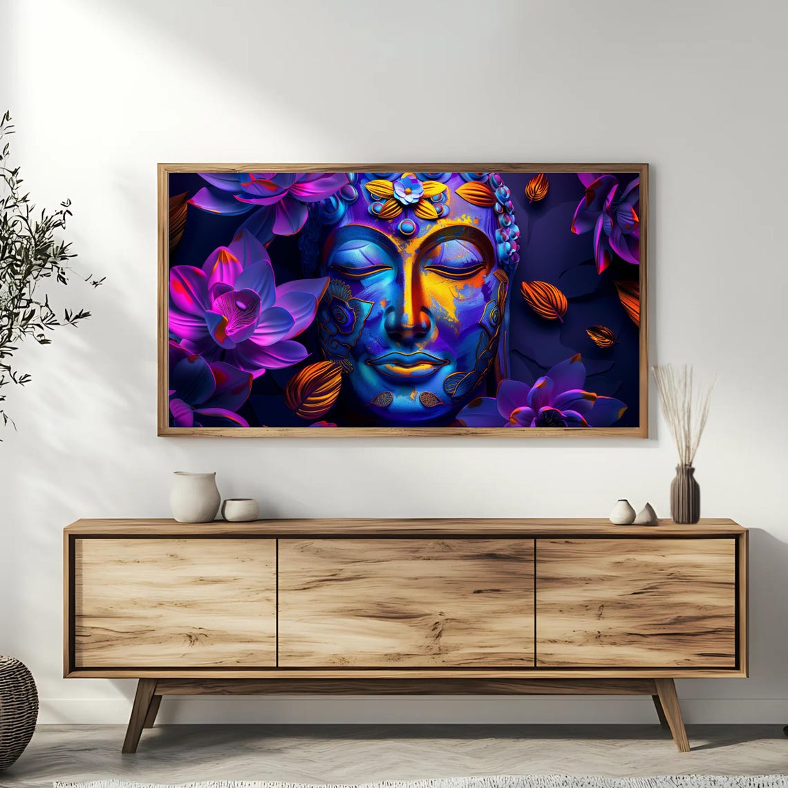 Frame Tv Art Buddha Spiritual Art For Frame Tv Religious Tv Art Art - Image 3