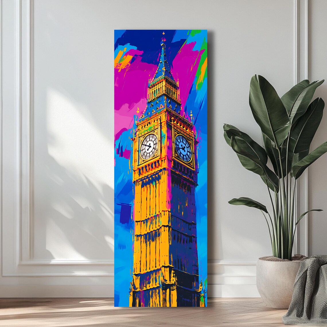 Big Ben London Pop Art Travel Poster for City Walls - Image 3