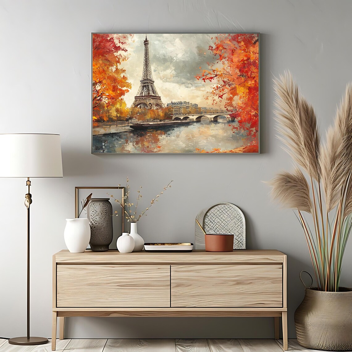 Autumn Eiffel Tower, Paris Fall Cityscape - Image 3