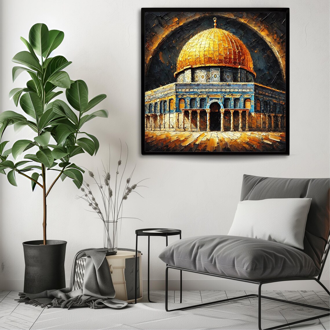 Masjed Al Aqsa, Palestine Architecture Art Print - Image 3