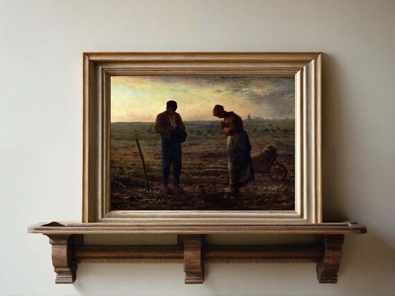 Jean Millet The Angelus Vintage Art Print
