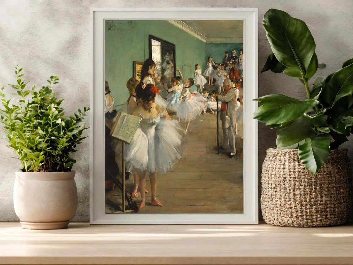 Edgar Degas Dance Class Ballet Dancers Impressionist Rehearsal Poster - Image 3