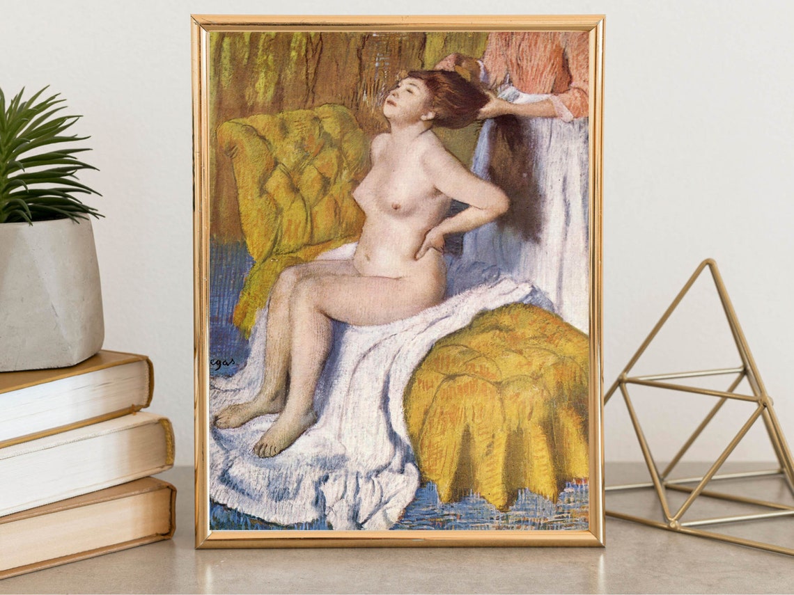 Edgar Degas Woman Having Her Hair Combed Tender Classic Print - Image 7