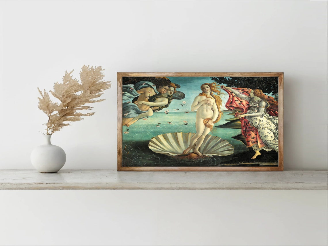 Botticelli Birth of Venus Shell Renaissance Masterpiece Poster - Image 6