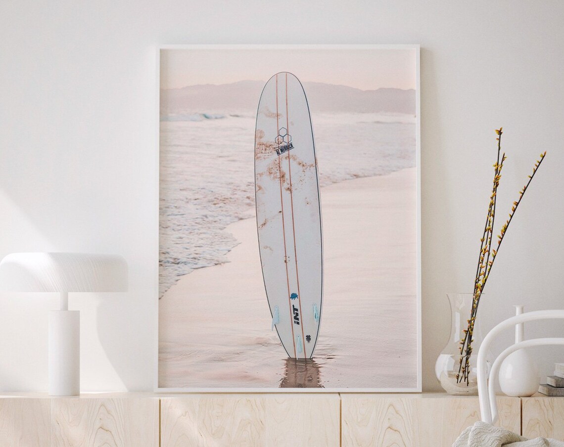 Surfboard Decor Beach Life Surf Photography Art Print