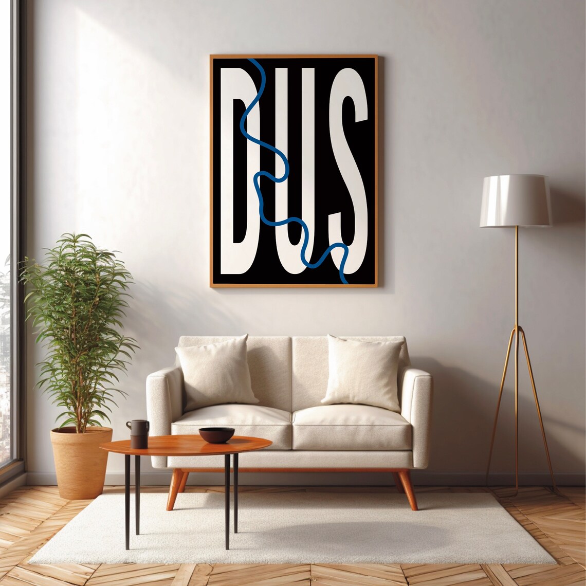 Düsseldorf Travel Poster, Minimal Modern Wall Art - Image 4